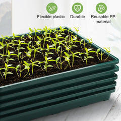 RooTrimmer tray filled with growing microgreens showcasing fast, space-saving harvests