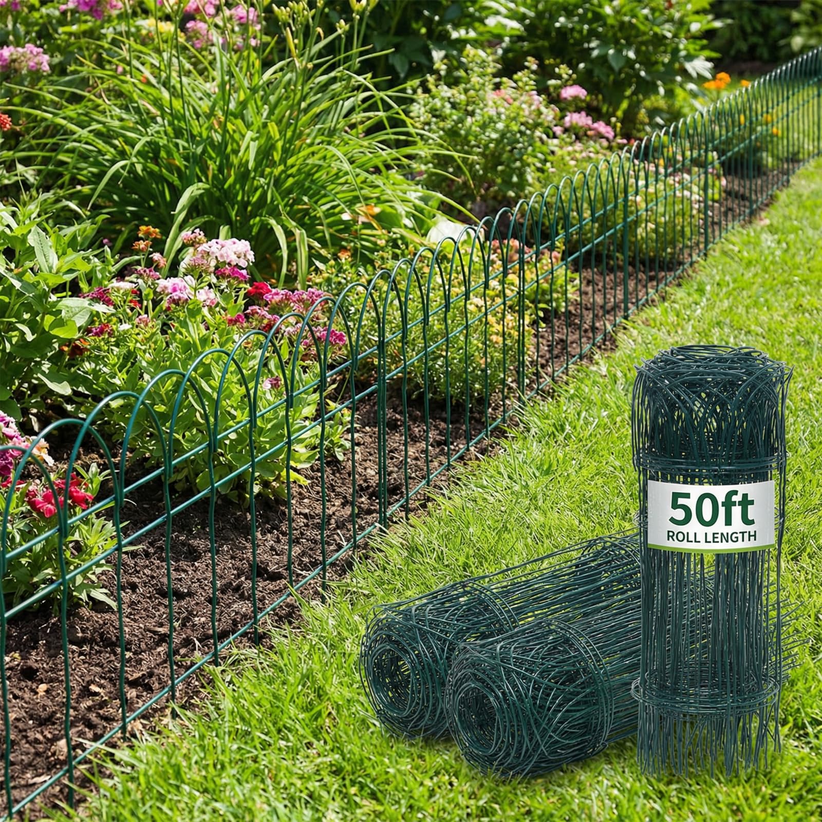 Roowest used along patio and pathway adding neat landscaping