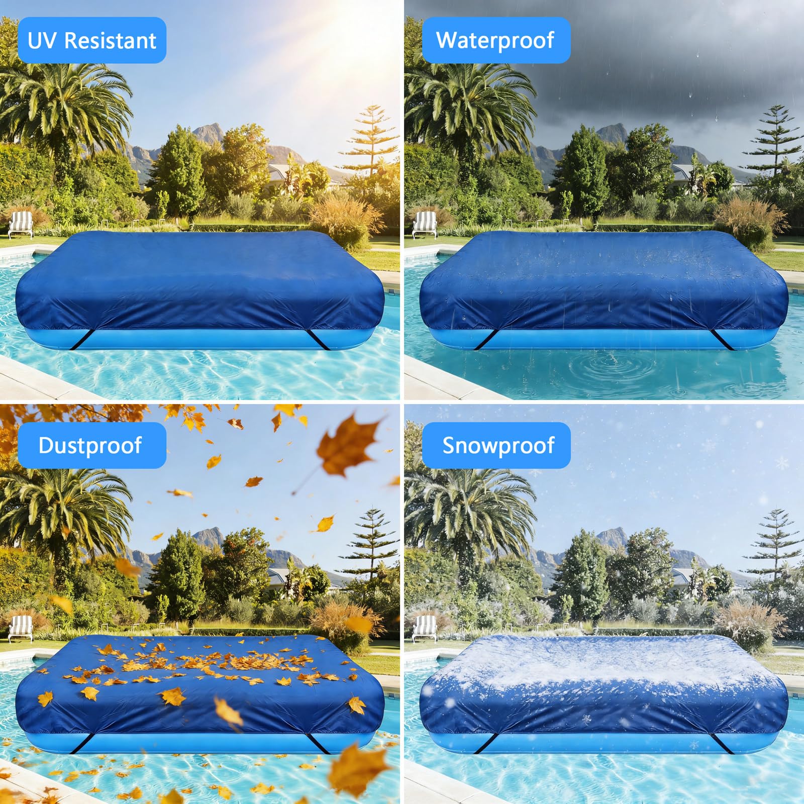 RORTUSAT folded in storage bag for compact storage and easy transport benefit