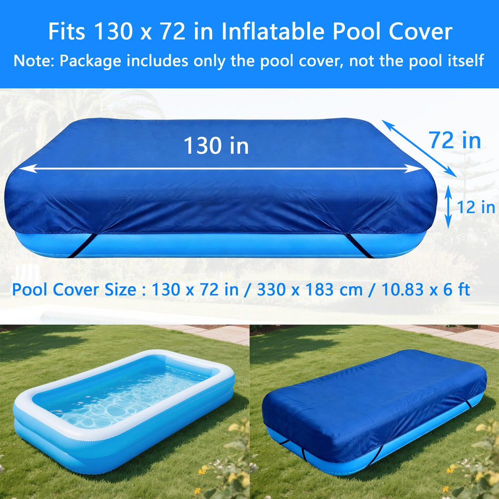 RORTUSAT top view of cover on pool protecting water from debris and sun