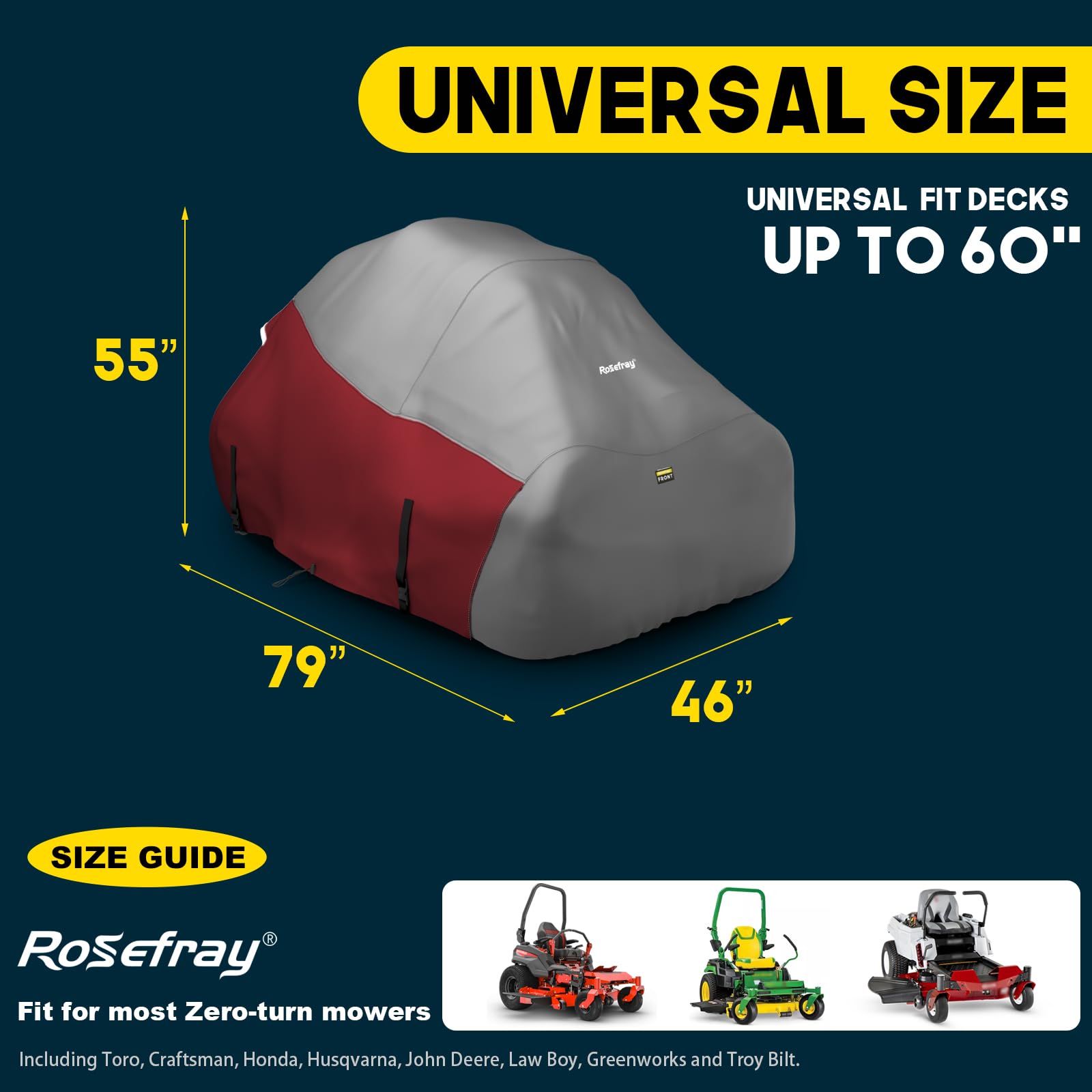 Rosefray folded storage compact for garage or trunk organization
