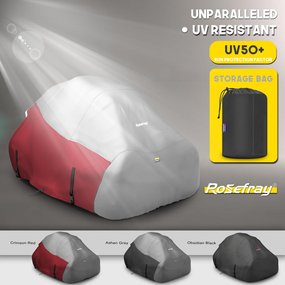 Rosefray full-size cover on zero-turn mower demonstrating fit