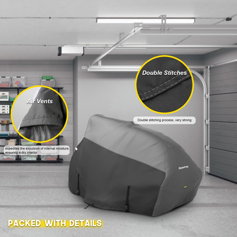 Rosefray vent with reflective strip, improves airflow and visibility