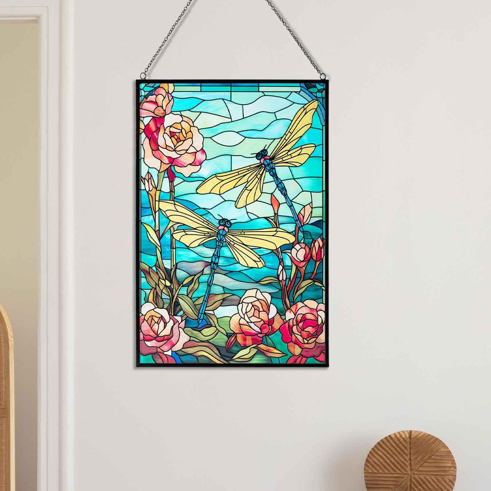 ROSNINIKA printed dragonfly detail emphasizes handcrafted visual appeal