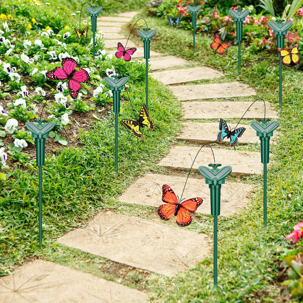 Rossesay clustered butterflies as a garden centerpiece creating whimsical visual interest
