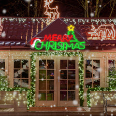 Rossesay close-up of neon-style tubing and iron frame highlighting durable construction