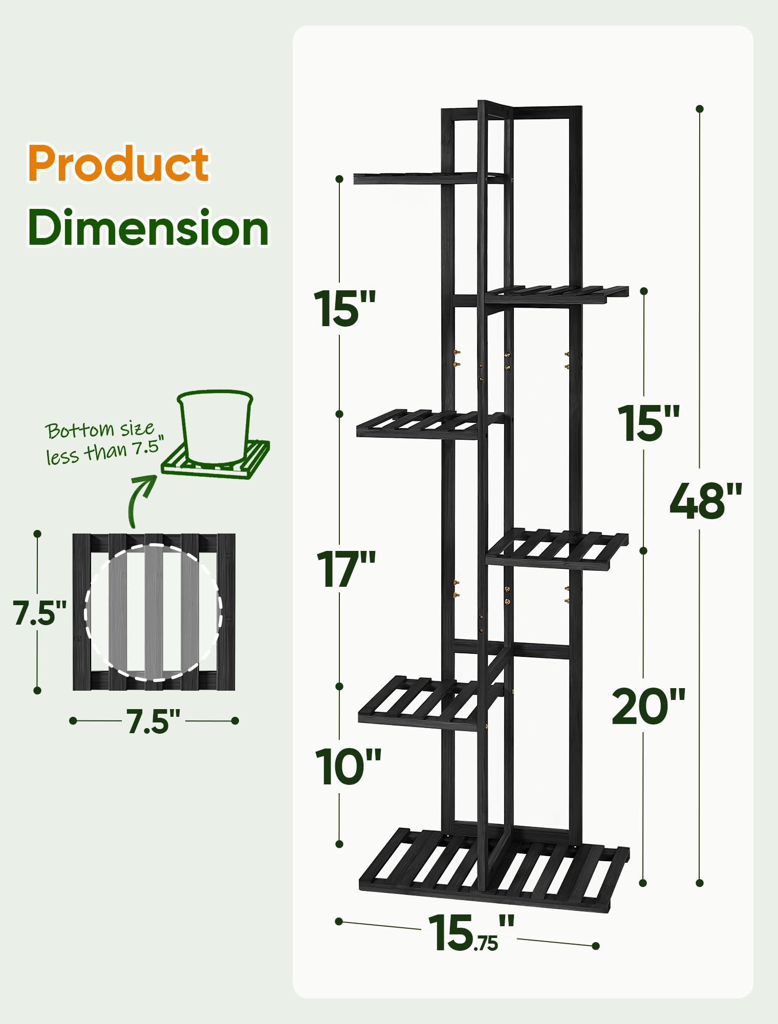 ROSSNY lower shelf loaded to show weight support and stable construction