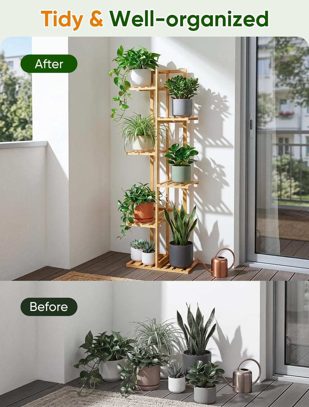 ROSSNY in a living room corner with plants to add natural decor