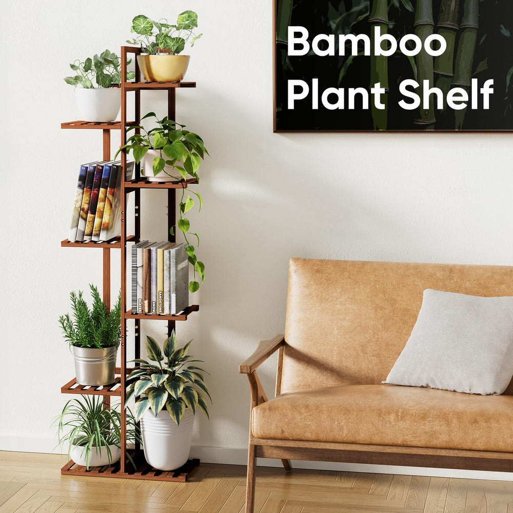 ROSSNY top tier detail with plant illustrating accessible watering and attractive display benefit