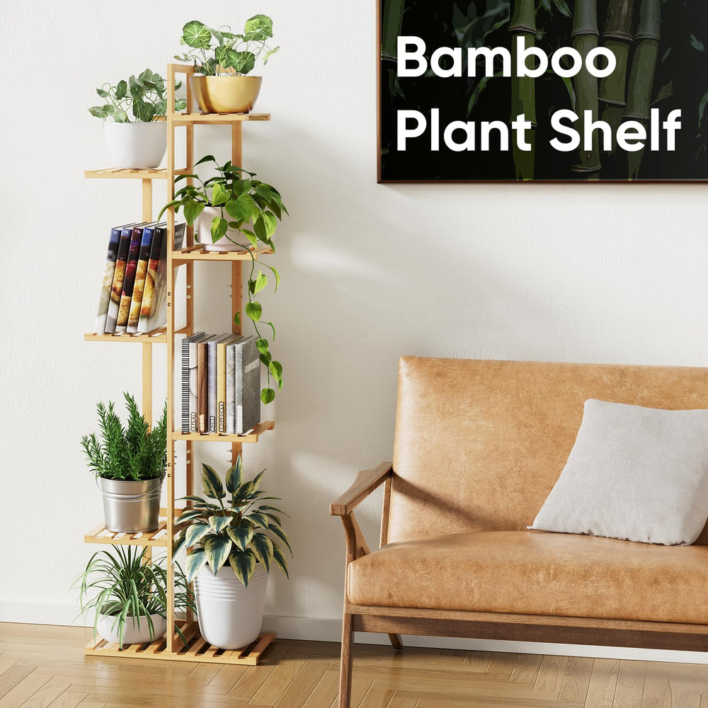 ROSSNY top tier with varied pots showing customizable styling and organization benefit