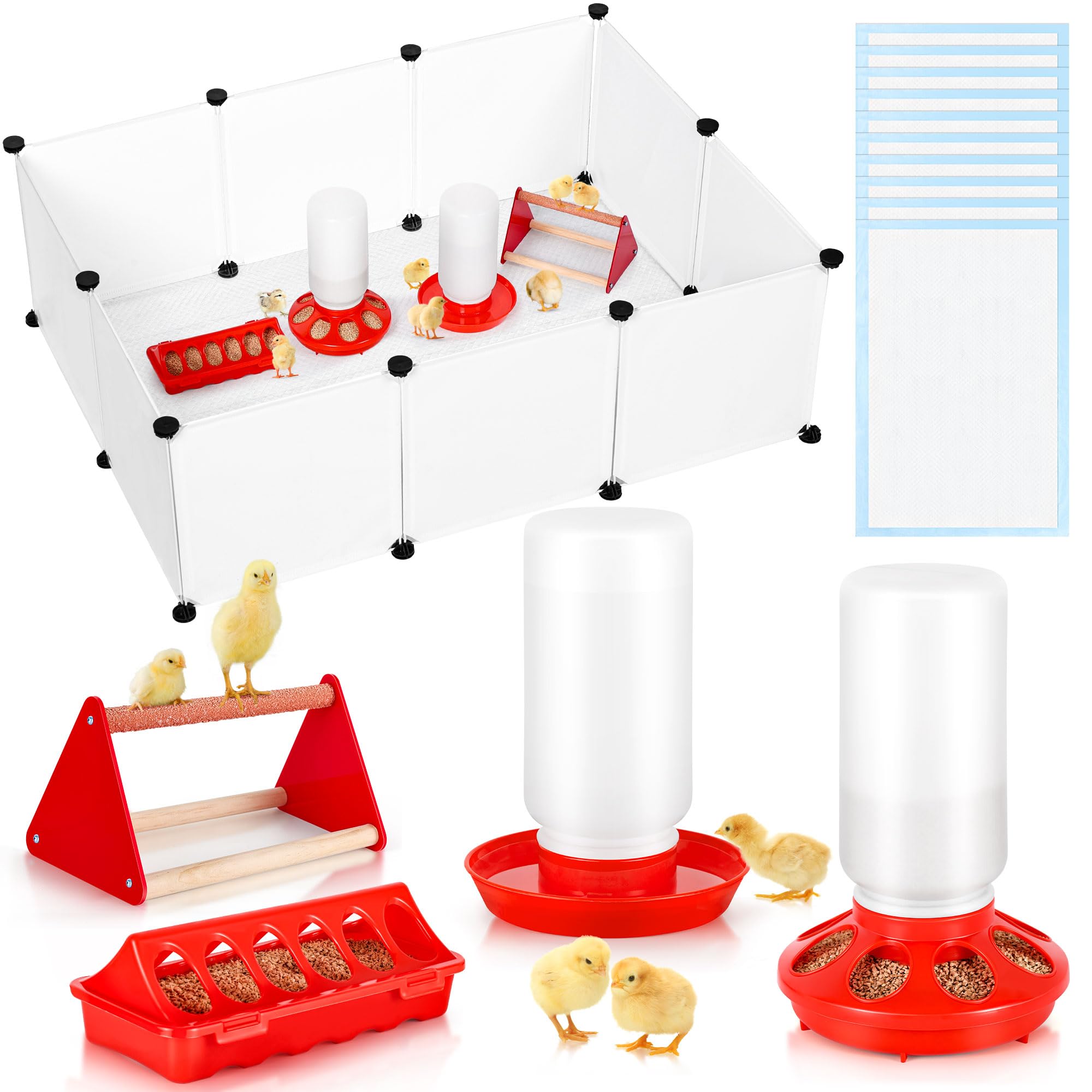 ROSTIUTE front packaging showing full chick starter kit and benefits