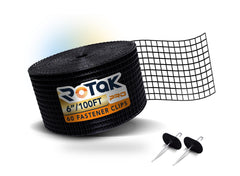 Rotak mesh roll front view showing size and compact packaging benefit