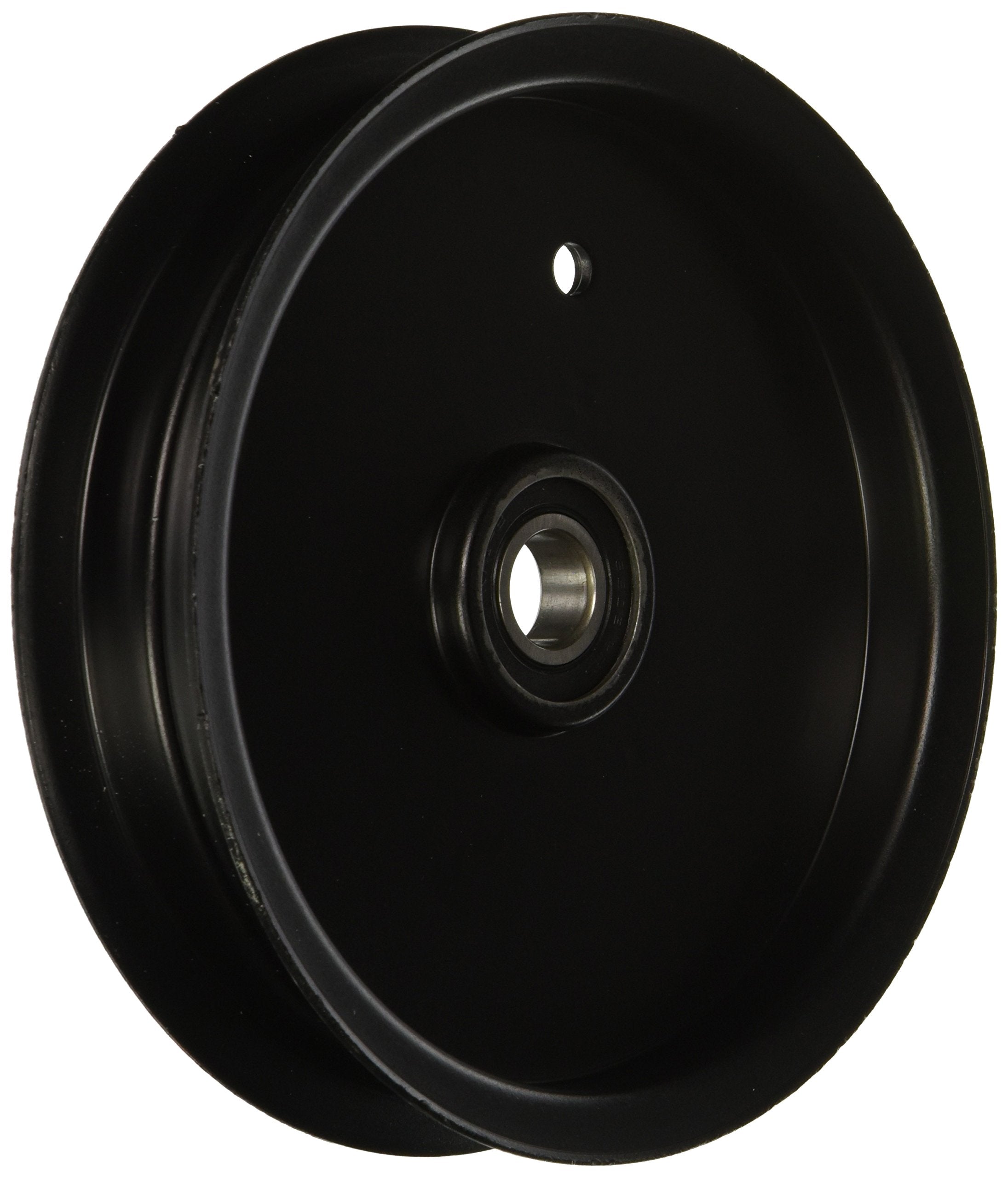 Rotary 10226 flat idler pulley front view showing precise fit and durable build