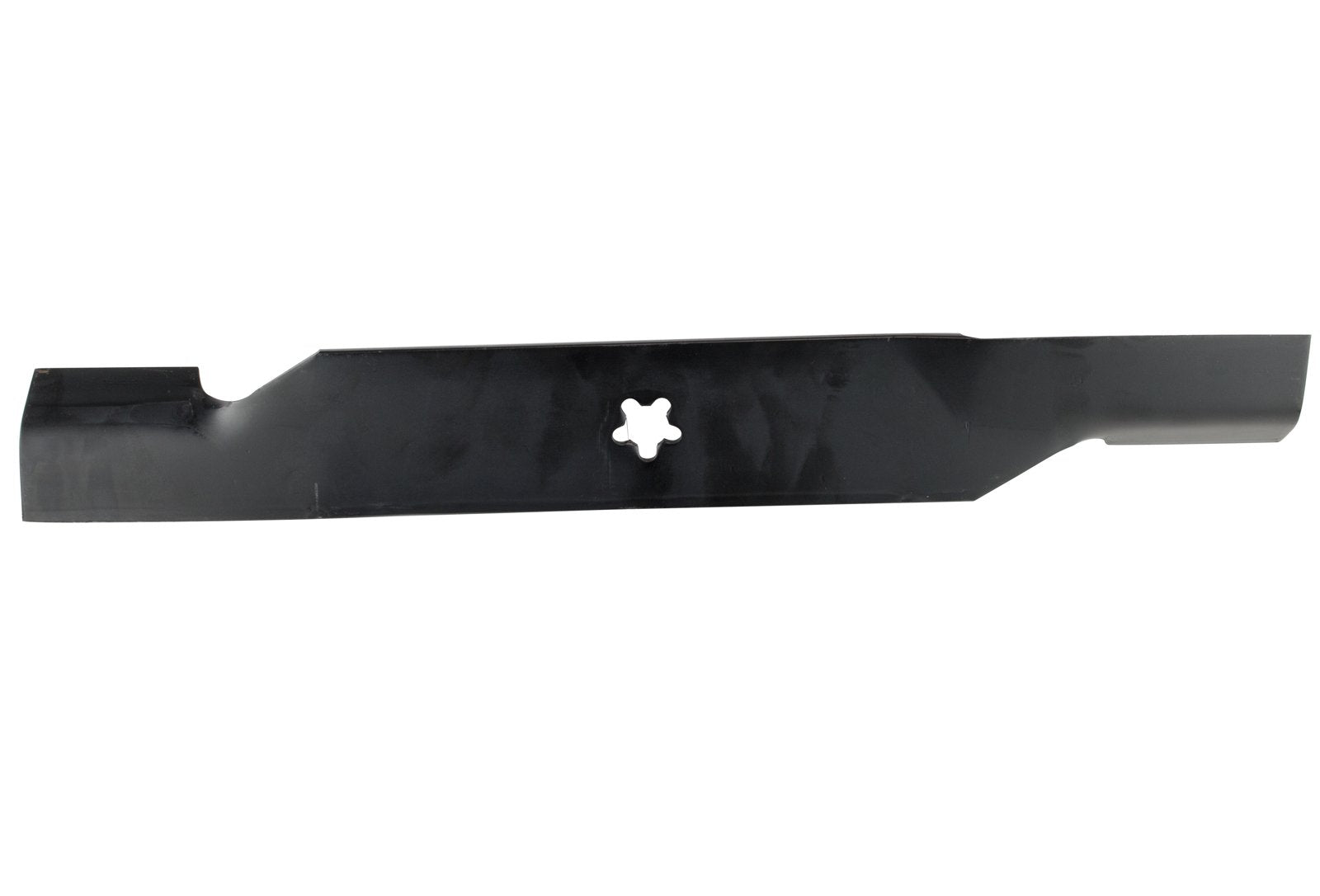 Rotary blade edge detail showing sharpened cutting surface for cleaner cuts