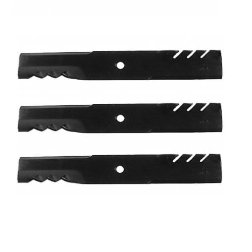 Rotary Copperhead blade set front view showing heavy-duty finish and fitment benefit