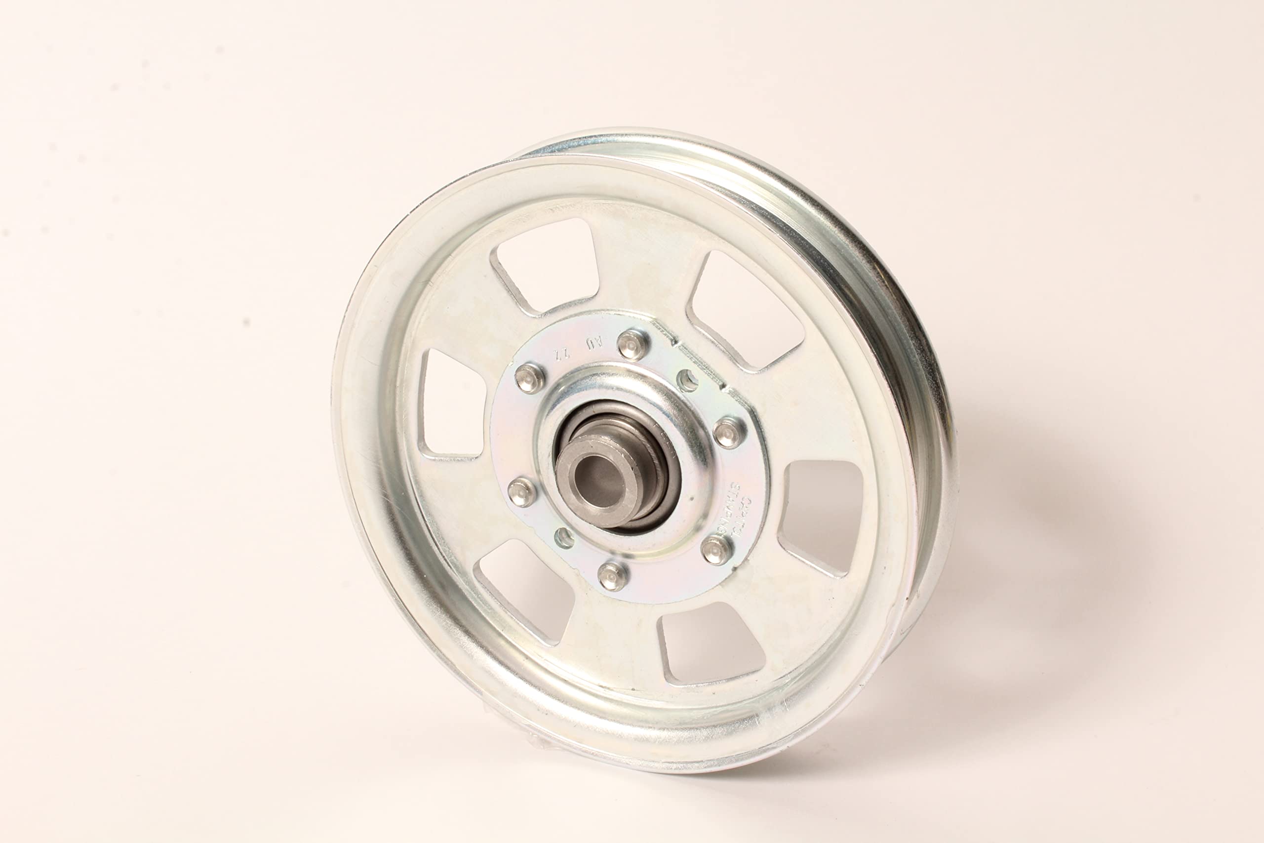Rotary pulley packaging label with part number 16744 for accurate identification