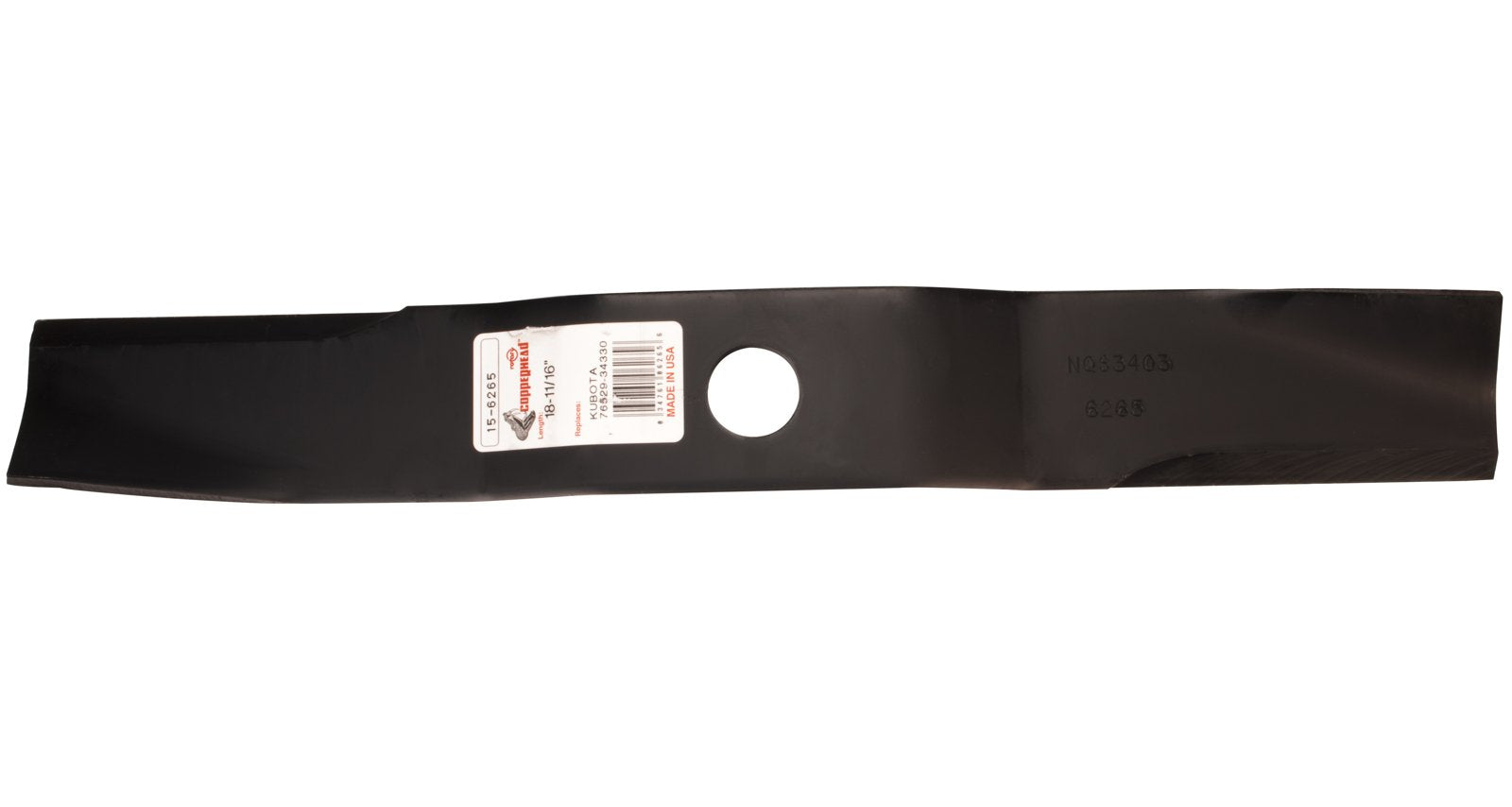 Rotary close-up of blade edge highlighting durable cutting edge
