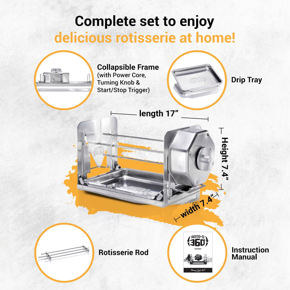 ROTO-Q 360 folded compact for storage and easy transport benefit
