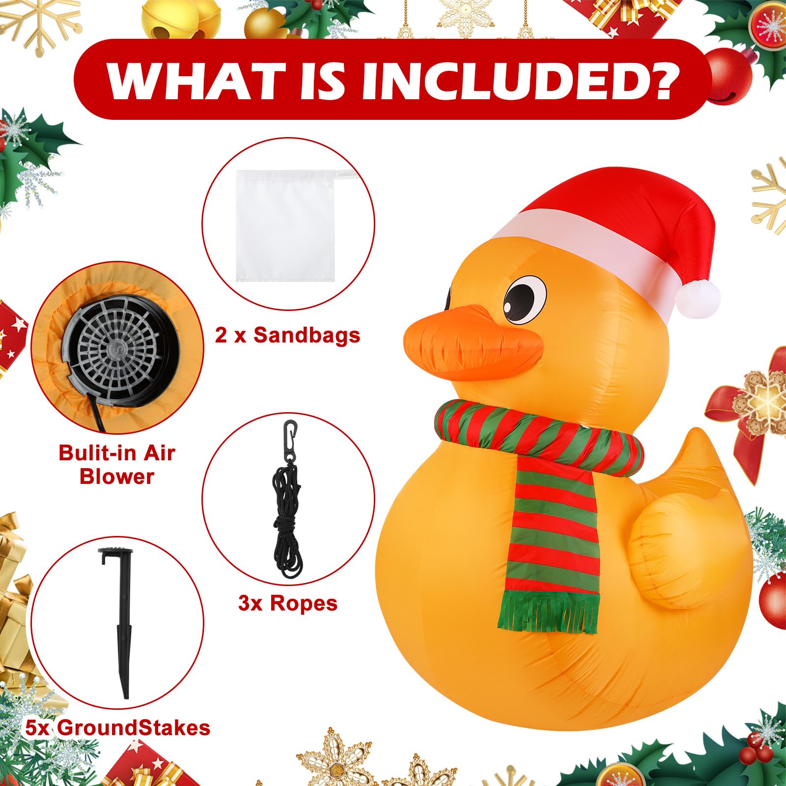 RoundFunny duck fabric stitching detail showing reinforced seams for long-lasting durability