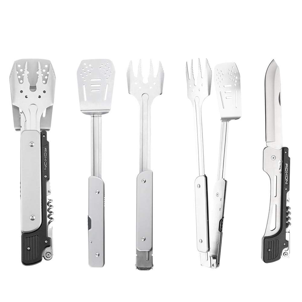 ROXON folded compact to 14 inches for easy transport and storage