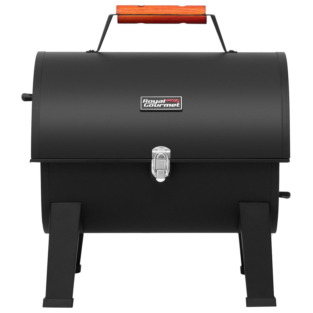 Royal Gourmet front view showing compact portable grill for easy setup