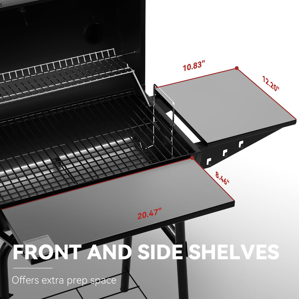 Royal Gourmet warming rack detail holding finished food warm