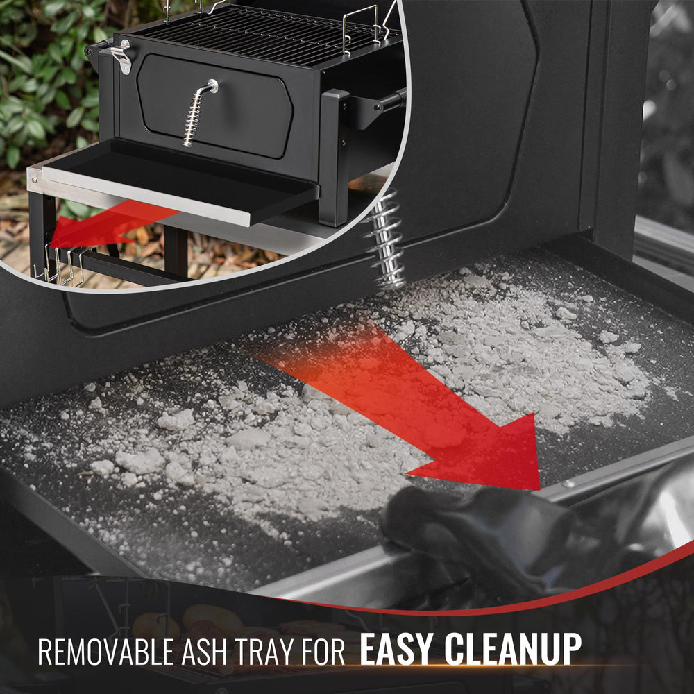 Royal Gourmet CD1519 grilling on the beach showing portability and outdoor use