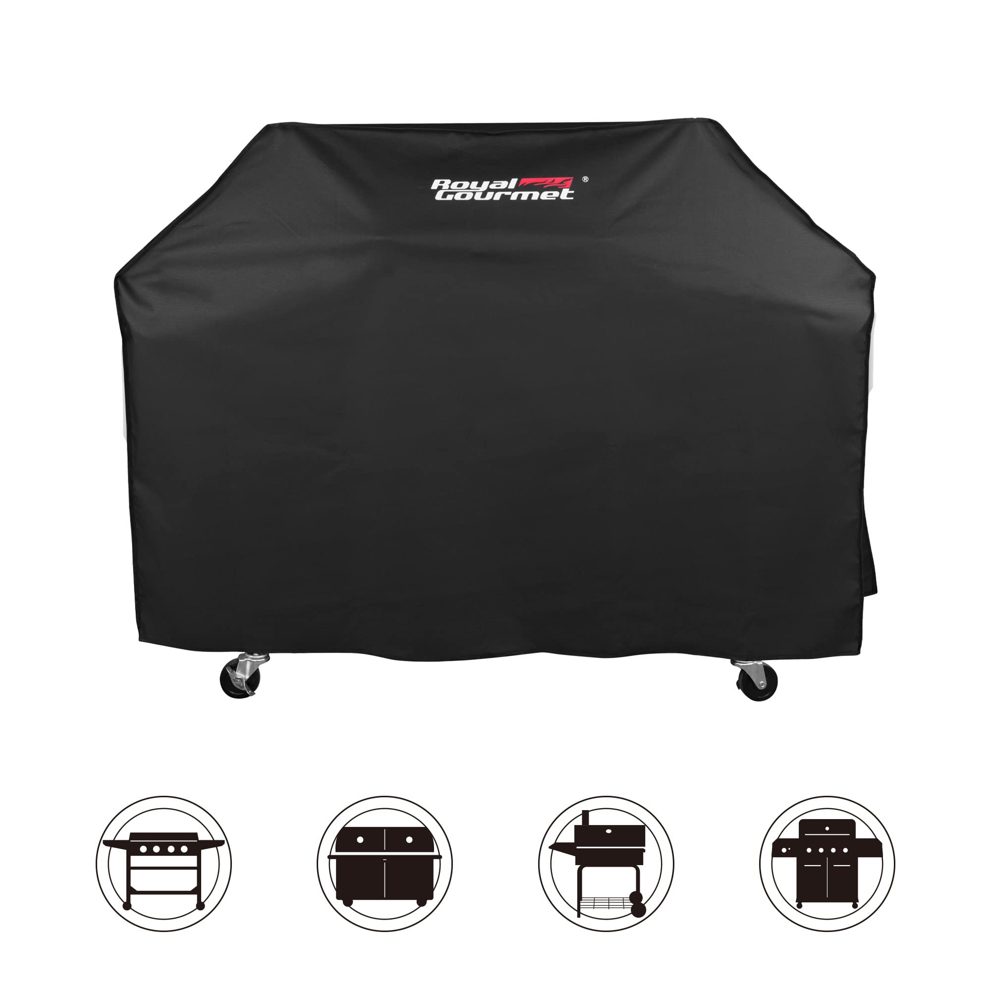 Royal Gourmet cover in patio setting protecting grill from outdoor elements