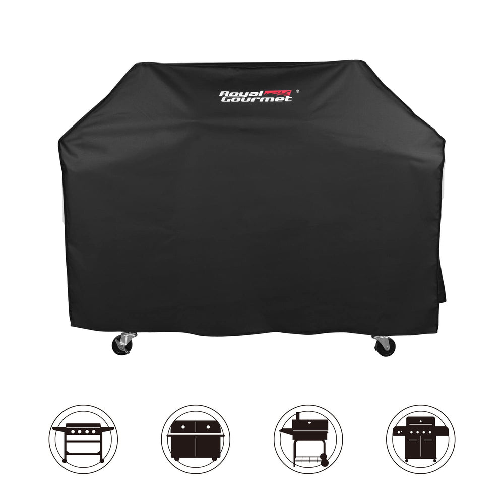 Royal Gourmet cover in patio setting protecting grill from outdoor elements