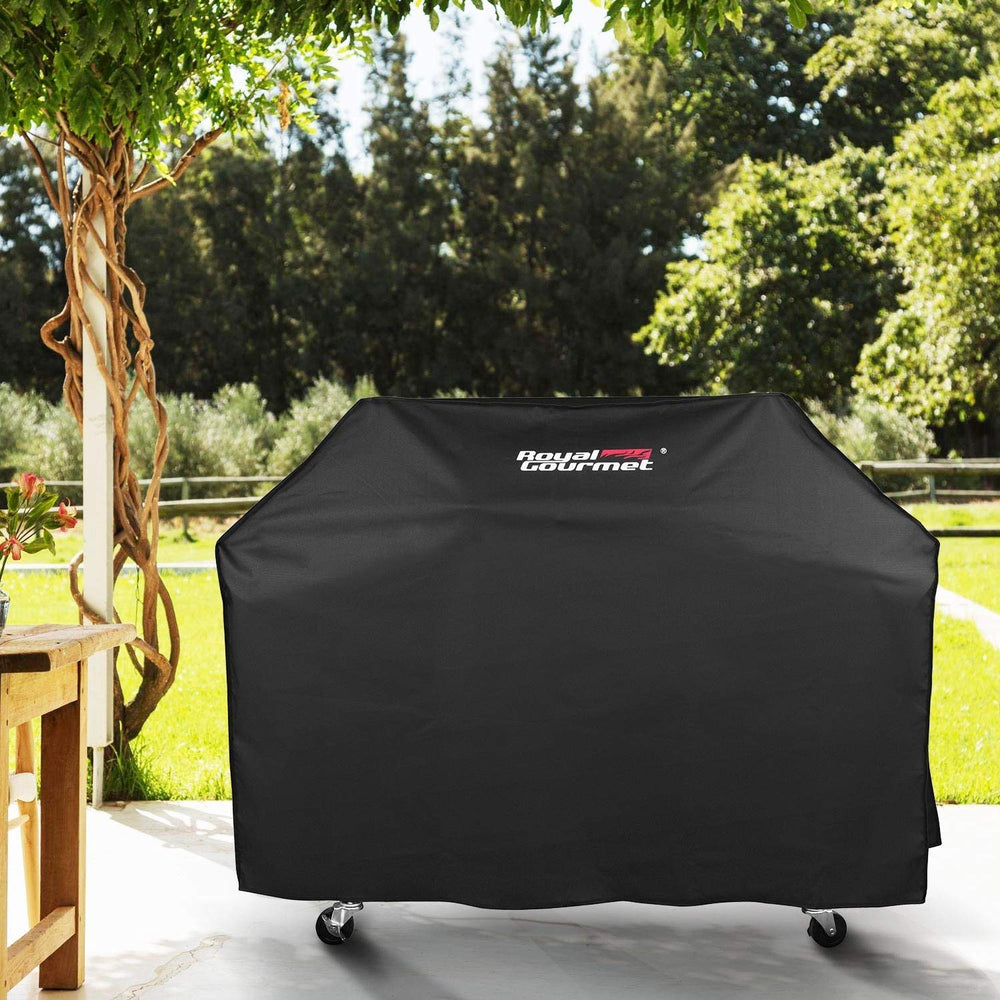 Royal Gourmet close-up of PVC-coated Oxford polyester texture and durability
