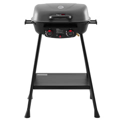 Royal Gourmet grill with stand attached, demonstrating quick assembly and stable platform