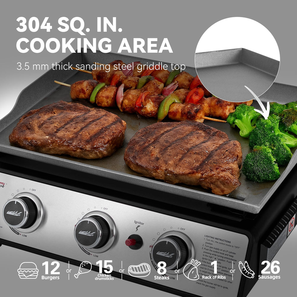 Royal Gourmet packed in car trunk illustrating compact portability and travel convenience