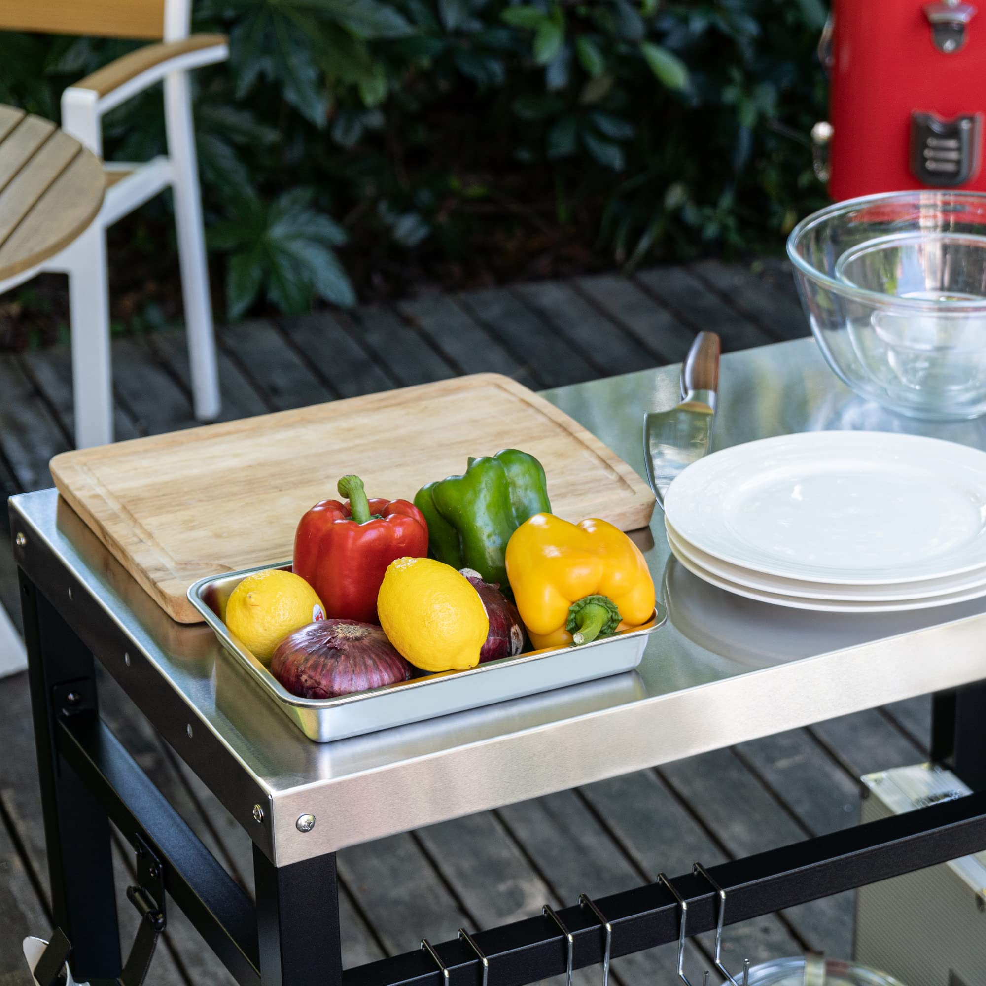 Royal Gourmet heavy-duty tube legs and feet illustrating stable support