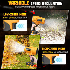 Rozlchar in use drying a car quickly with controllable high-speed airflow