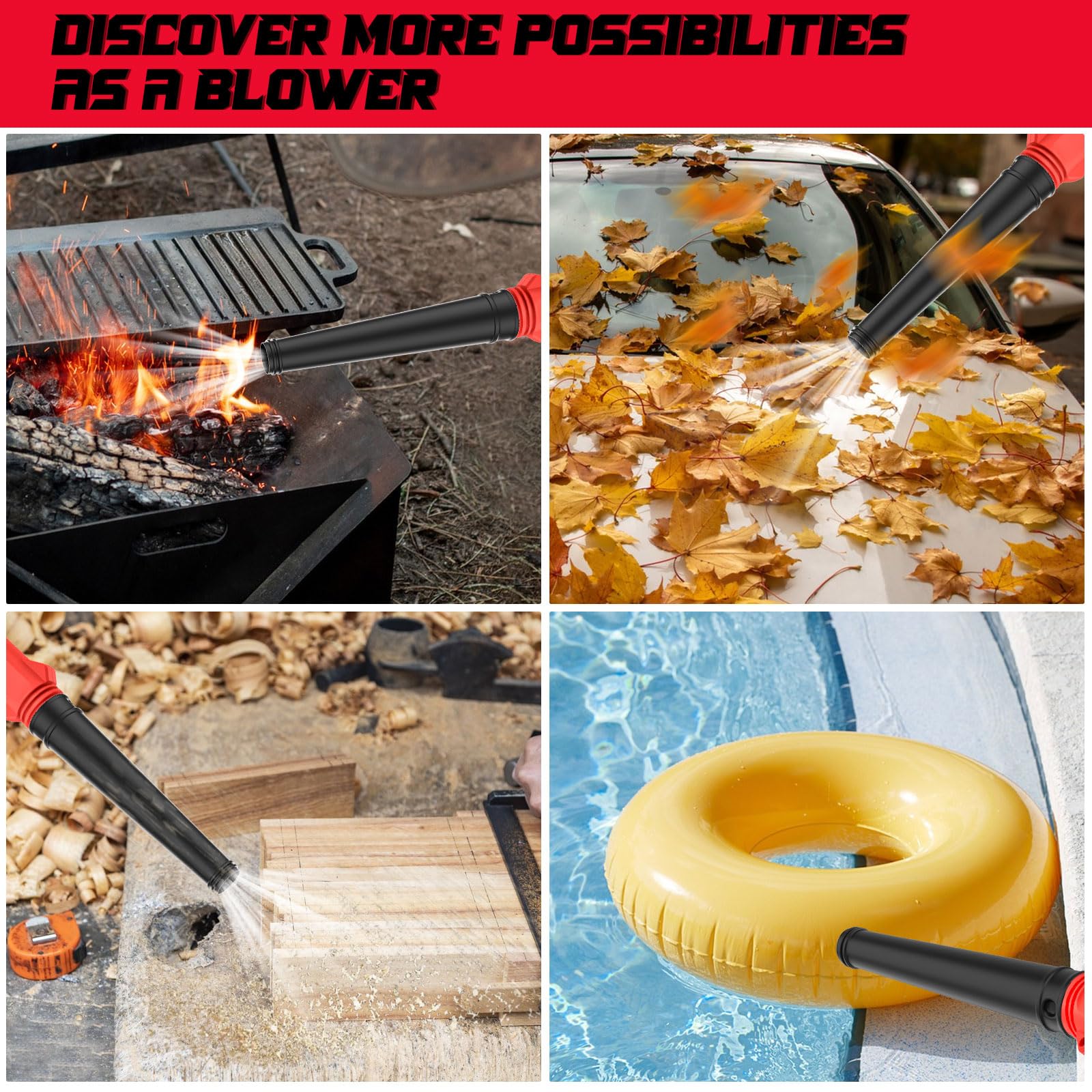 Rozlchar outdoors in garden setting showing efficient dusting and debris clearing