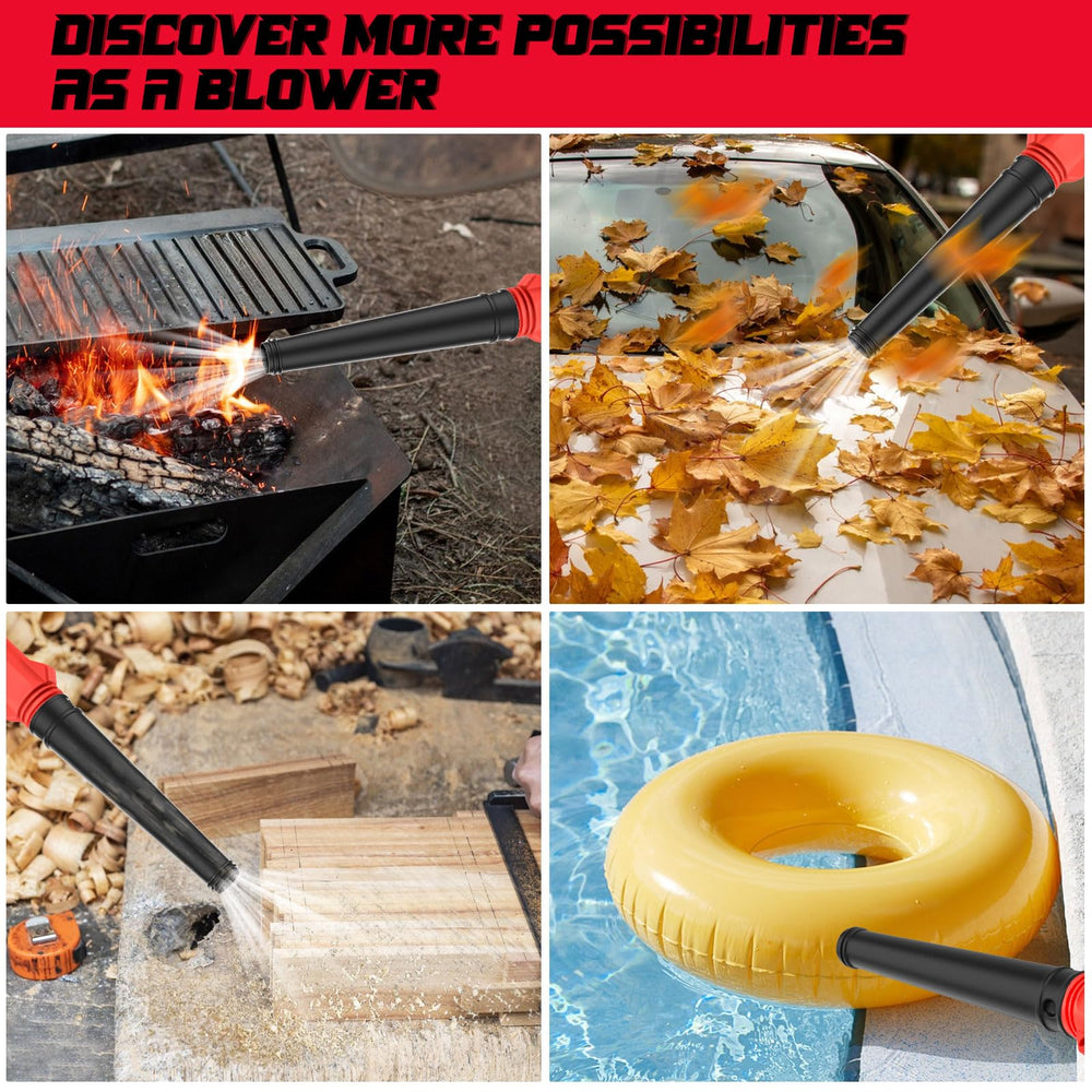 Rozlchar outdoors in garden setting showing efficient dusting and debris clearing