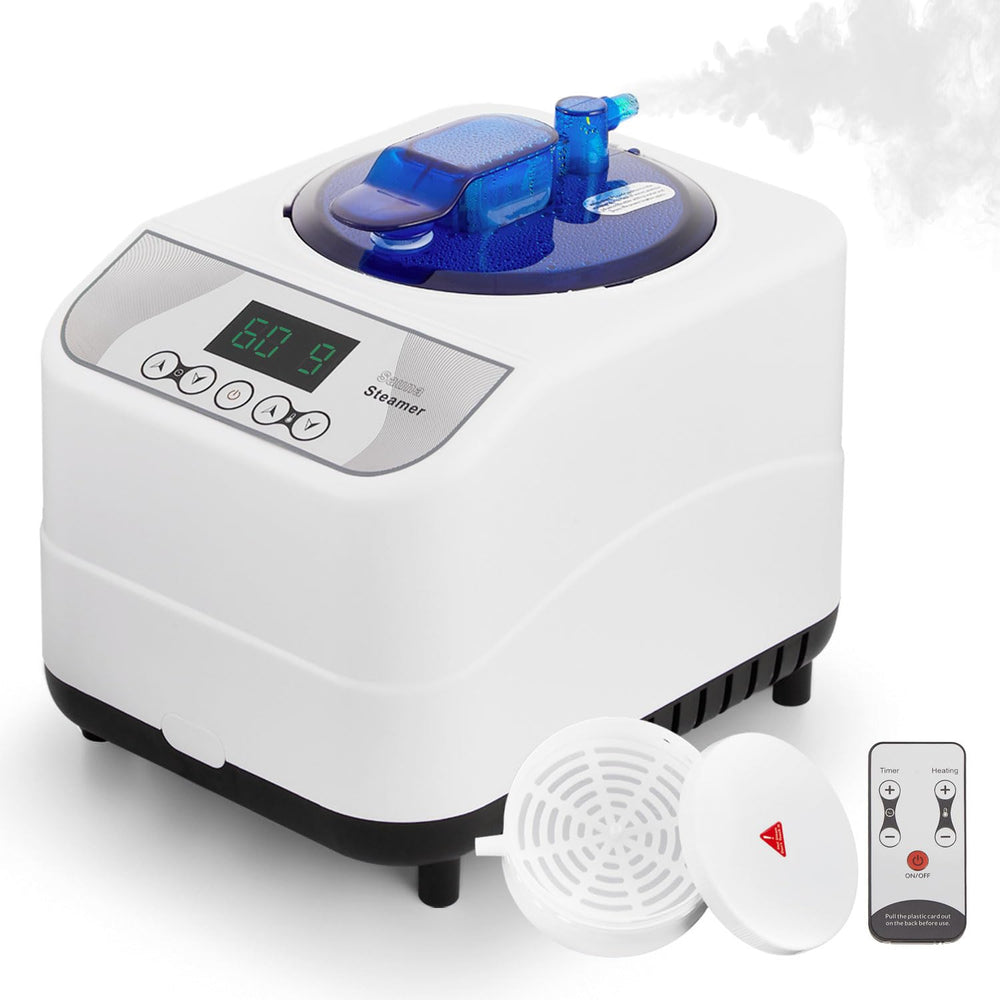 RRGFB front angle view showing compact steamer and controls for efficient heating