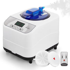 RRGFB front angle view showing compact steamer and controls for efficient heating