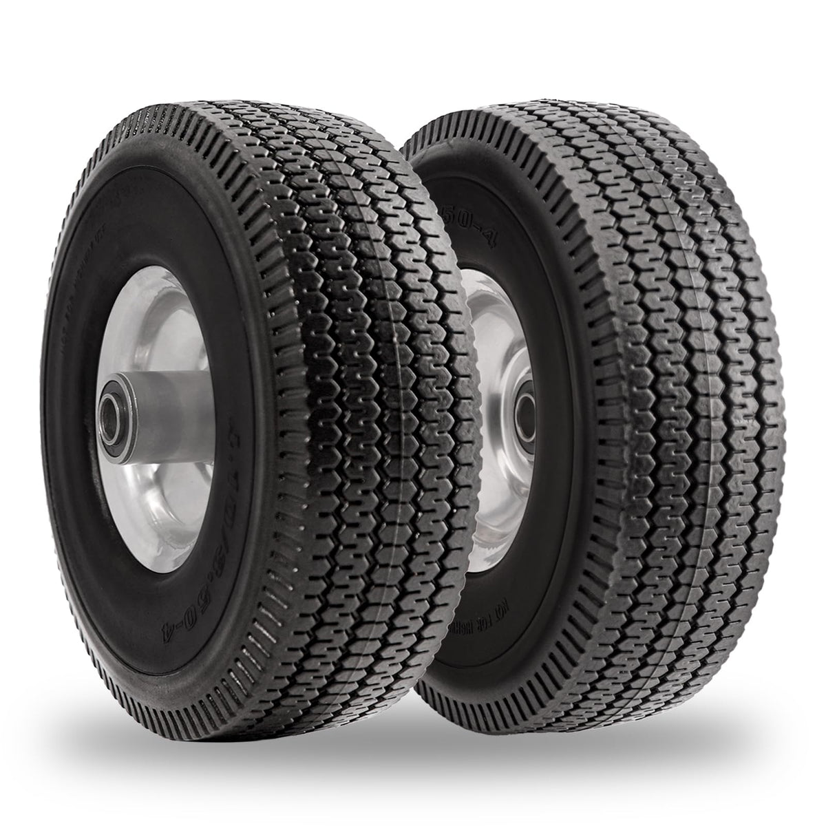 RRQ front view of 10-inch solid wheel showing robust construction and reliability