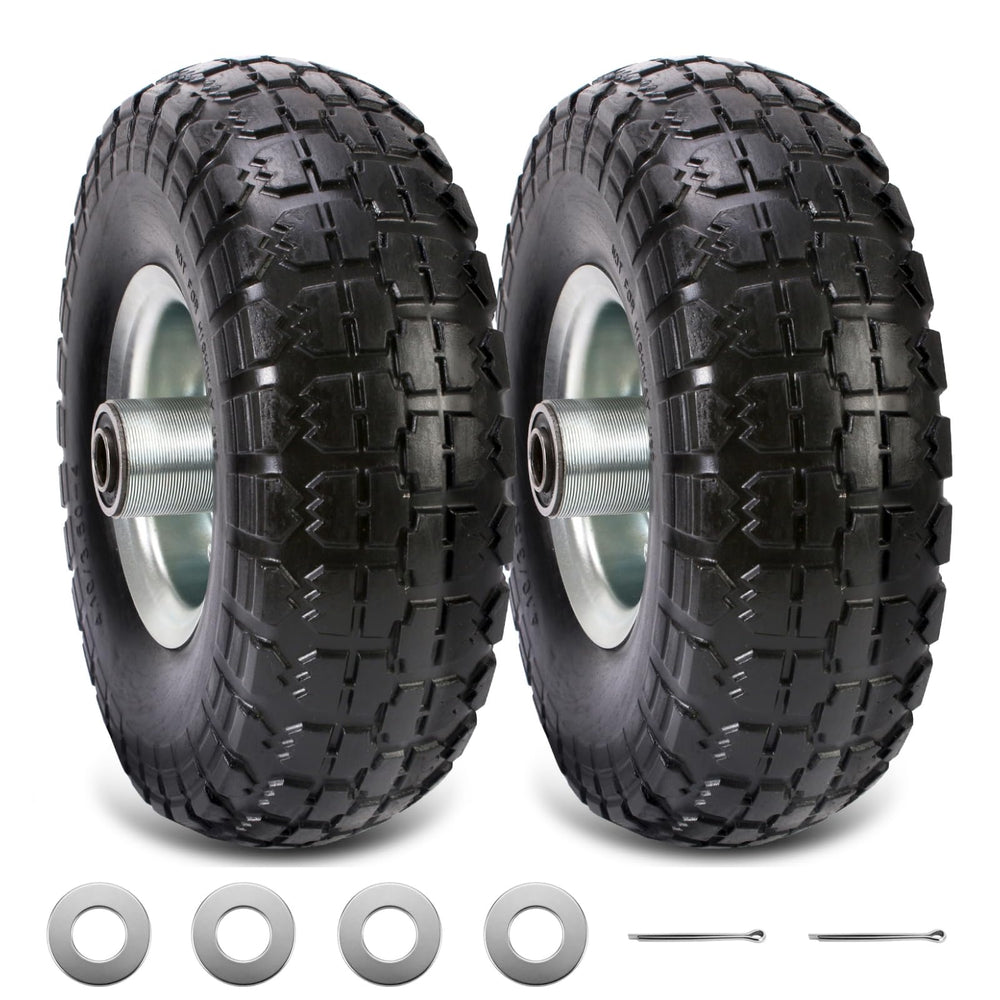 RRQ front view of 10 inch wheel showing complete assembly and durability