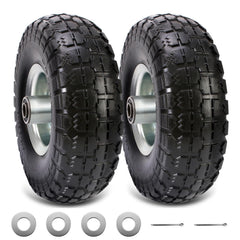 RRQ front view of 10 inch wheel showing complete assembly and durability