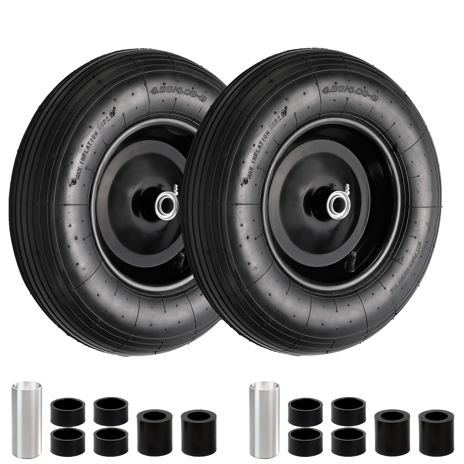 RRQ front view of assembled tire and wheel showing fit and durability