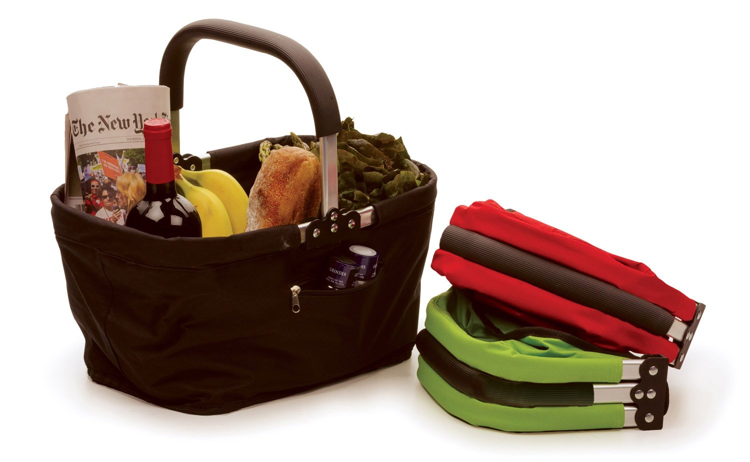 RSVP International close-up of zip pocket for secure phone and wallet