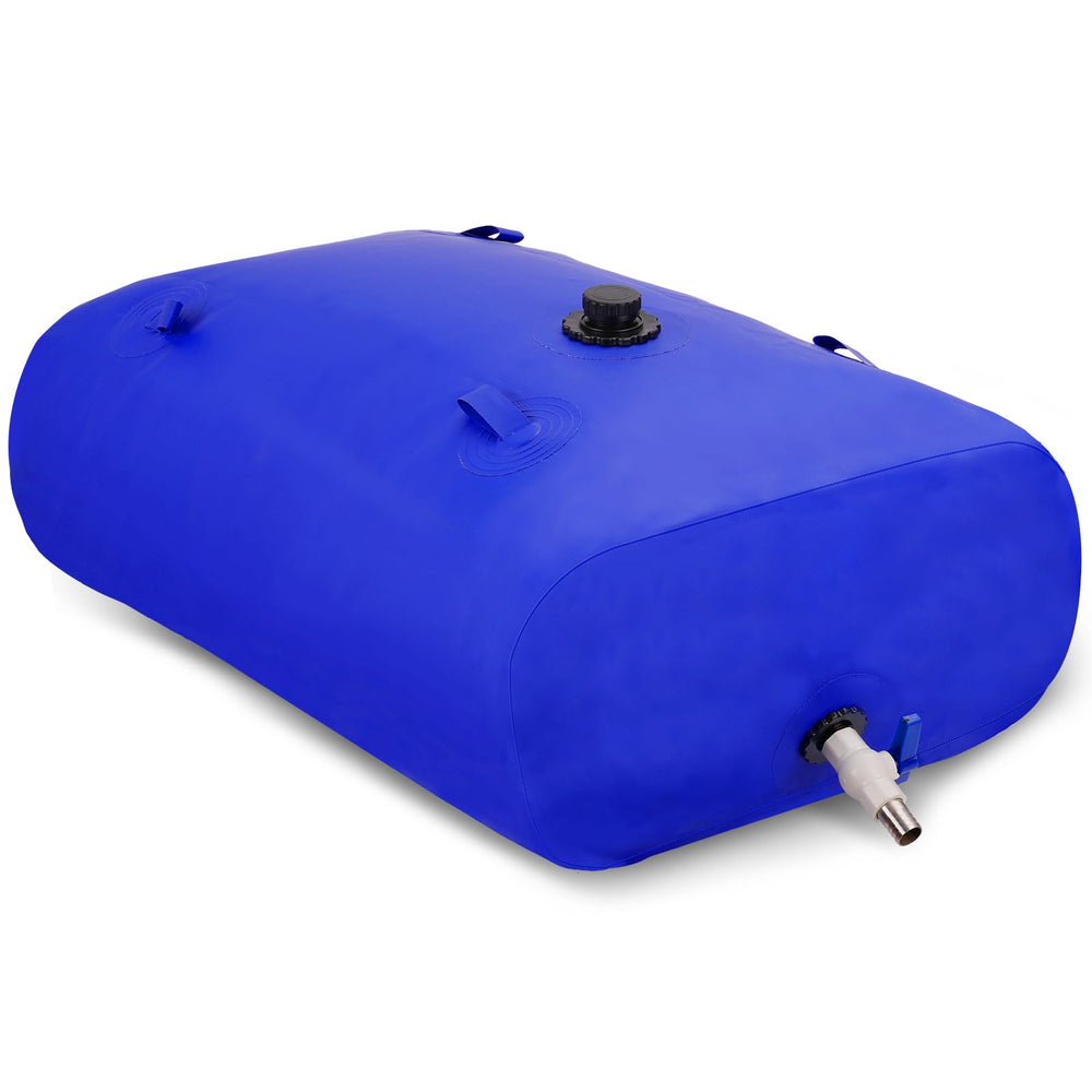 RTHIEAI front view folded bladder showing compact portability and easy storage