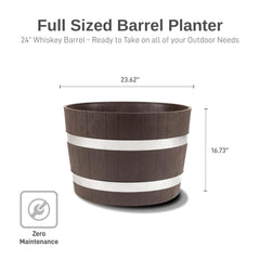 RTS Home Accents rusting steel band detail highlighting authentic look and low-maintenance material