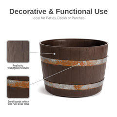 RTS Home Accents close-up of woodgrain texture demonstrating realistic rustic detail and durability