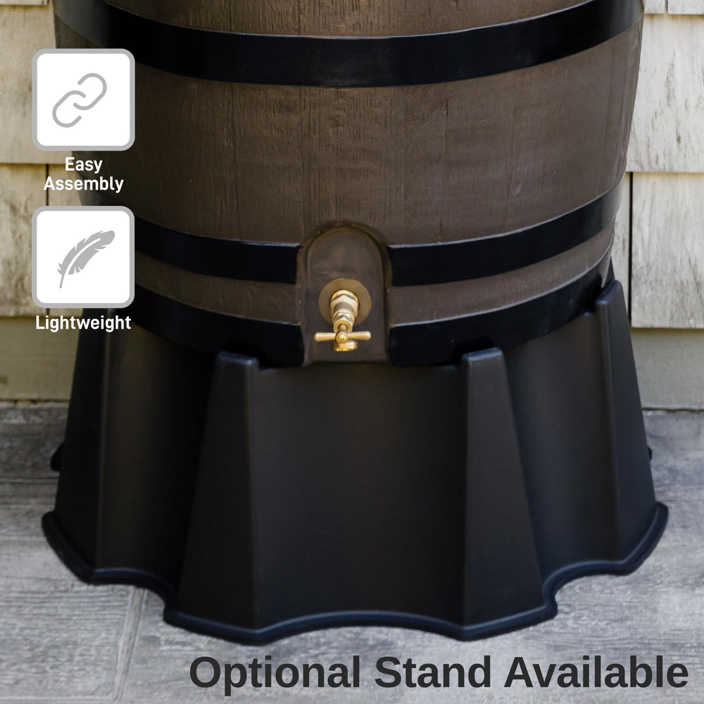 RTS Home Accents next to a watering can to show 50-gallon scale
