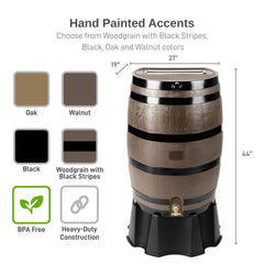 RTS Home Accents stand elevating barrel for easy filling and pouring
