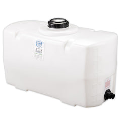 RTS Plastics PCO 50-gallon front view showing durable tank design and capacity