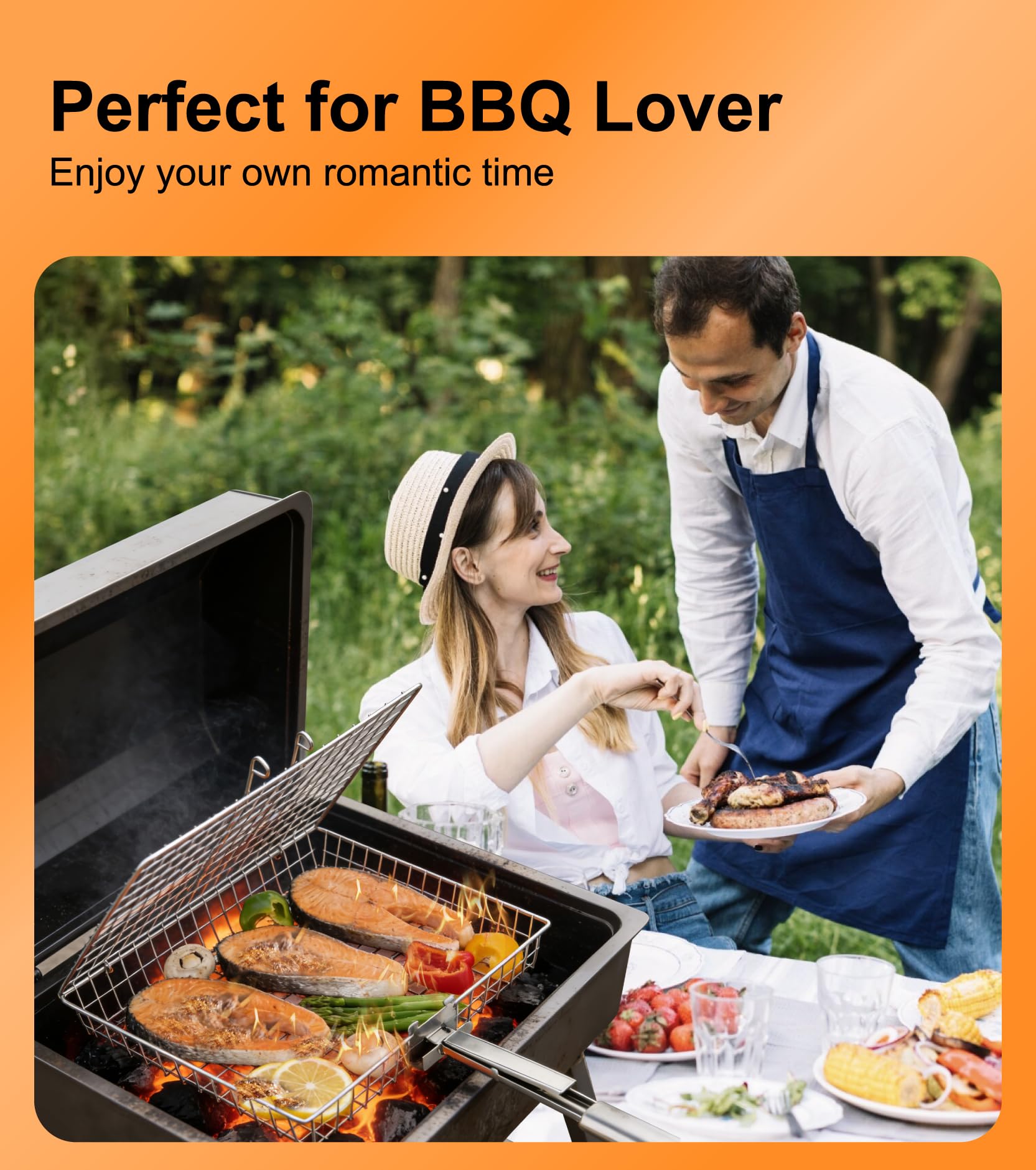 RTT nested grill baskets packed in bag showing compact storage and travel-ready portability benefit